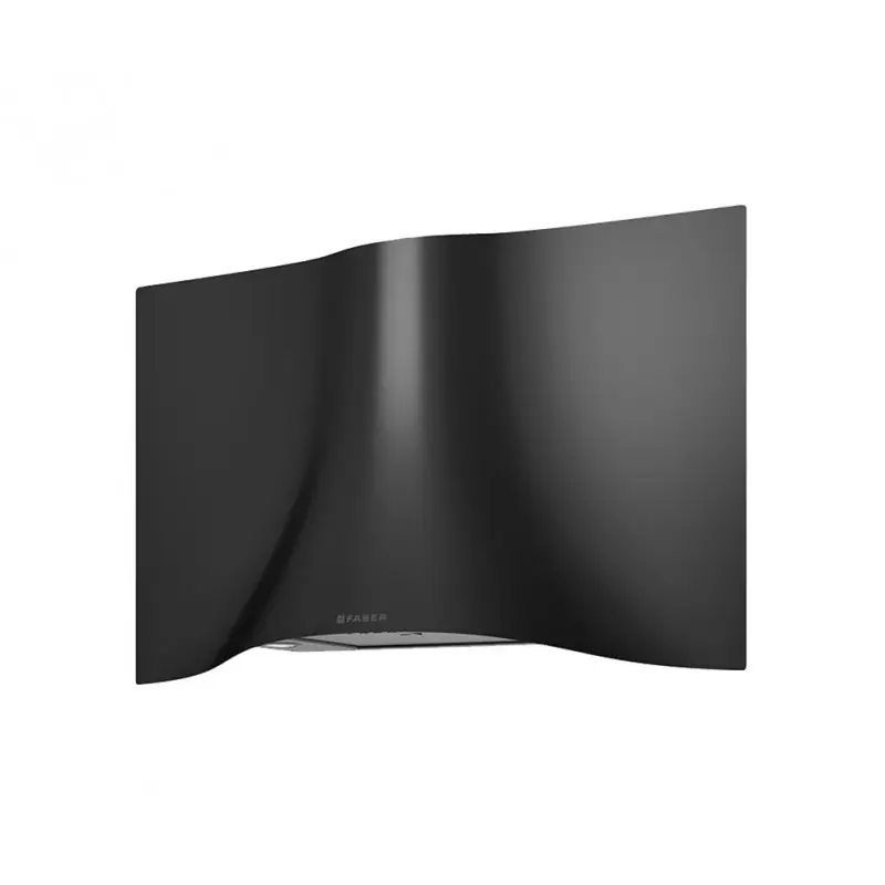 PRONTA CONSEGNA - Faber Cappa a parete VEIL BK A90 110.0324.954 finitura nero opaco e camino inox da 90 cm Occasione Imperdibile