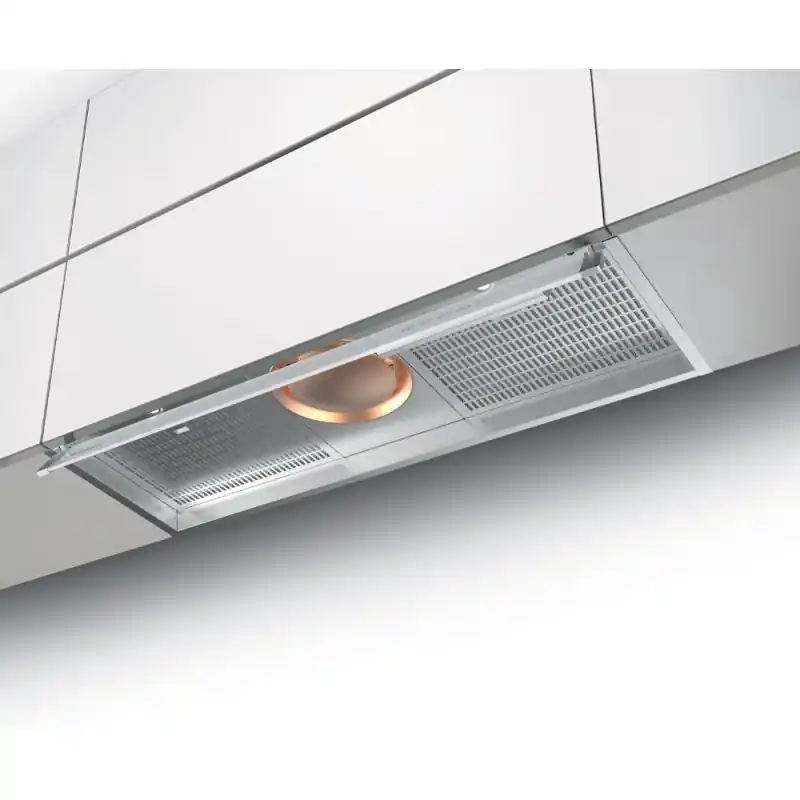 Pagamento Sicuro PRONTA CONSEGNA - Faber Cappa da incasso ILMA TOUCH X A90 305.0567.013 finitura acciaio inox e vetro bianco da 90 cm