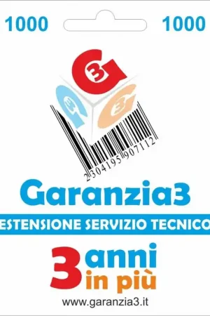 A Buon Prezzo Garanzia3 1000 - Estensione di servizio tecnico di 3 anni in piu‘ con massimale copertura 1000 euro