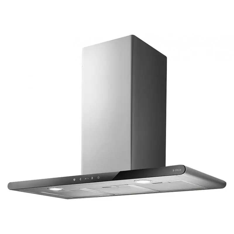 Ultima Occasione Elica Cappa a parete GALAXY BLIX/A/80 PRF0008948B finitura acciaio inox e vetro nero da 80 cm