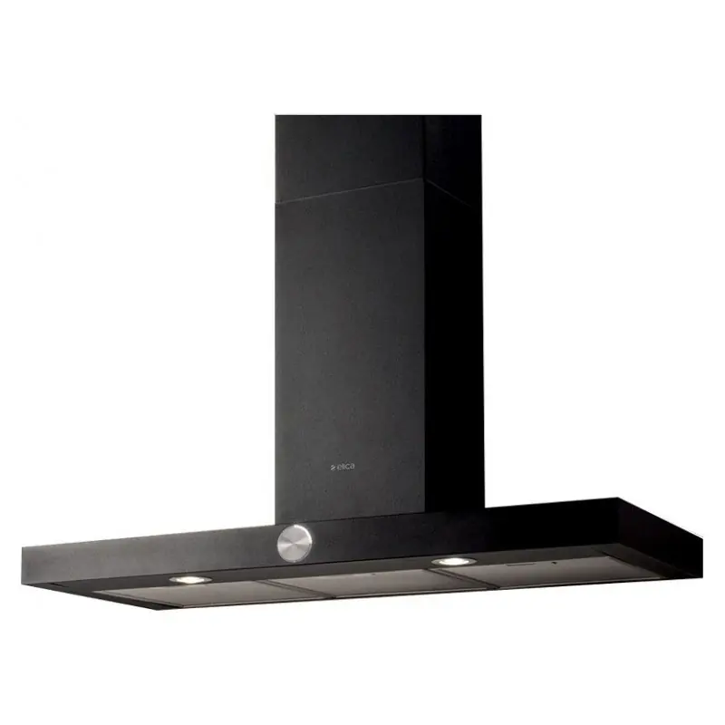 Ordina Subito PRONTA CONSEGNA - Elica Cappa a parete LOL BL/A/90 PRF0097906A finitura nero goffrato da 90 cm