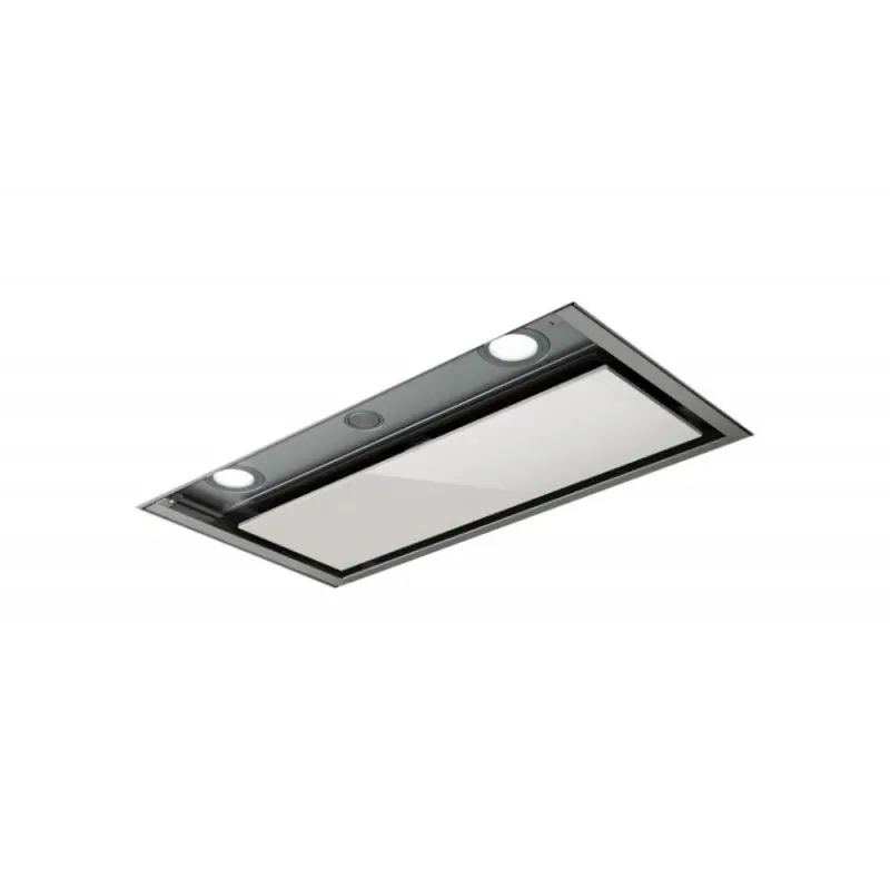 A Buon Prezzo Elica Cappa da incasso BOX IN PLUS IXGL/A/60 PRF0097795A finitura acciaio inox e vetro bianco da 60 cm