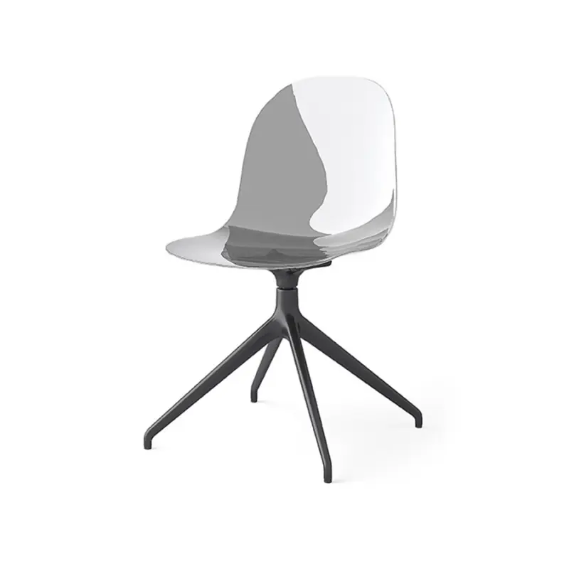Connubia Sedia girevole Academy CB2174 180 con struttura in alluminio e seduta in policarbonato Professionale