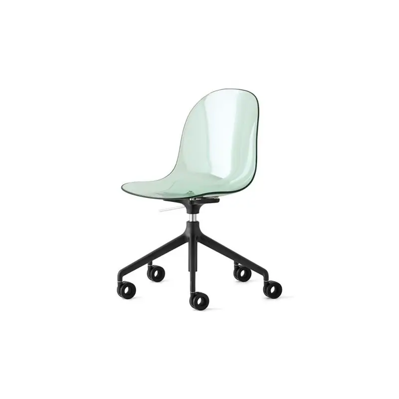 Solo Oggi Connubia Sedia Home Office girevole Academy CB2175 con struttura in alluminio e seduta in policarbonato