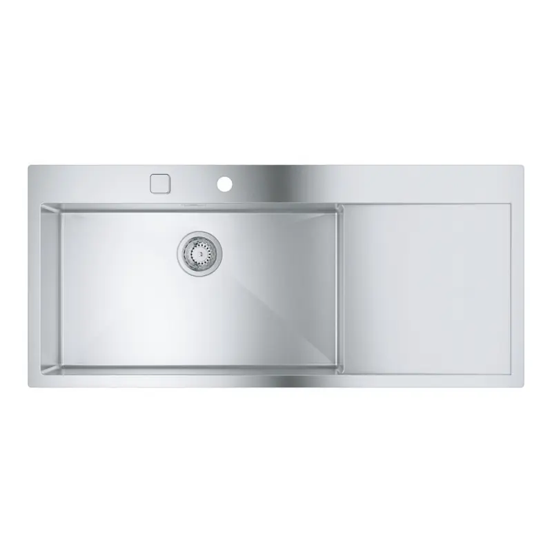 Grohe Lavello una vasca con gocciolatoio a destra 31581SD1 finitura acciaio inox da 116x52 cm Spedito Oggi