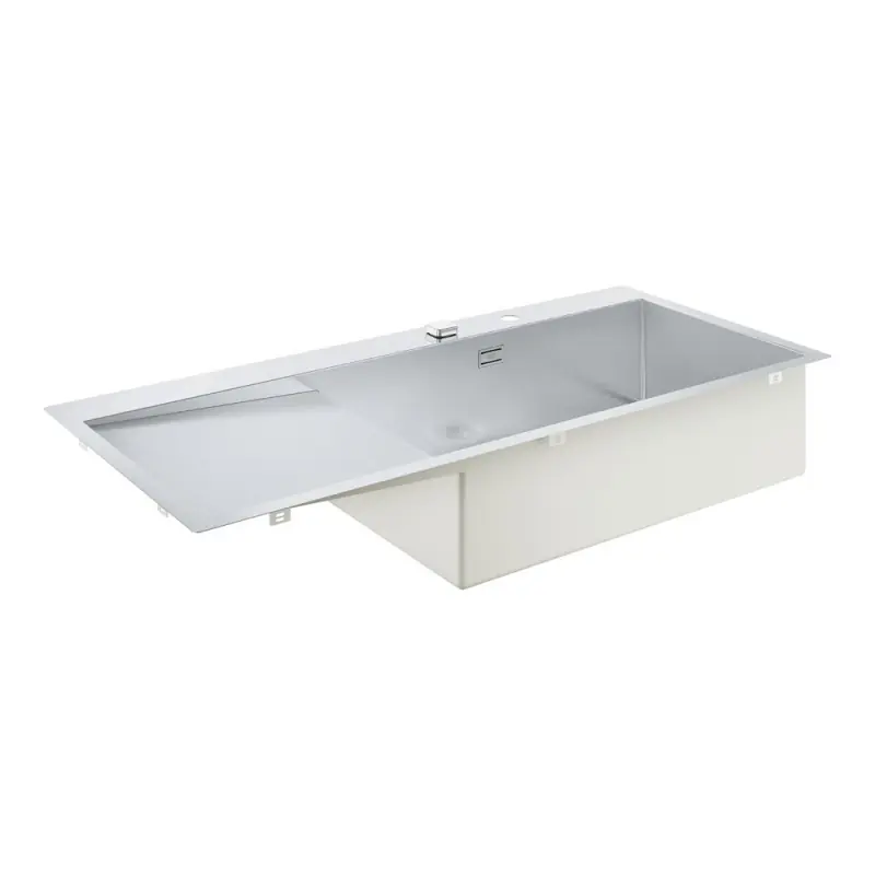 Grohe Lavello una vasca con gocciolatoio a sinistra 31582SD1 finitura acciaio inox da 116x52 cm Esclusivo