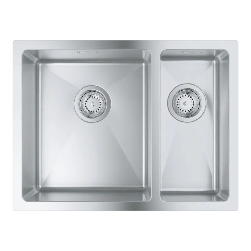 Offerta Speciale Grohe Lavello due vasche 31577SD1 finitura acciaio inox da 60x45 cm