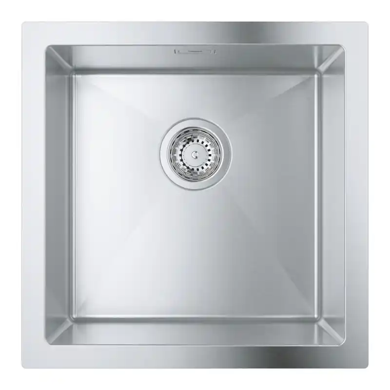 Spedizione Espresso Grohe Lavello una vasca 31578SD1 finitura acciaio inox da 46,4x46,4 cm