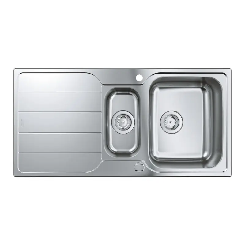 Grohe Lavello una vasca con vaschetta e gocciolatoio reversibile 31572SD1 finitura acciaio inox da 100x50 cm Promozione Esclusiva