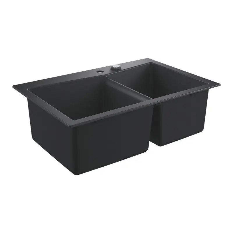 Grohe Lavello due vasche 31657AP0 finitura granite black da 84x58 cm Prezzo Ridotto