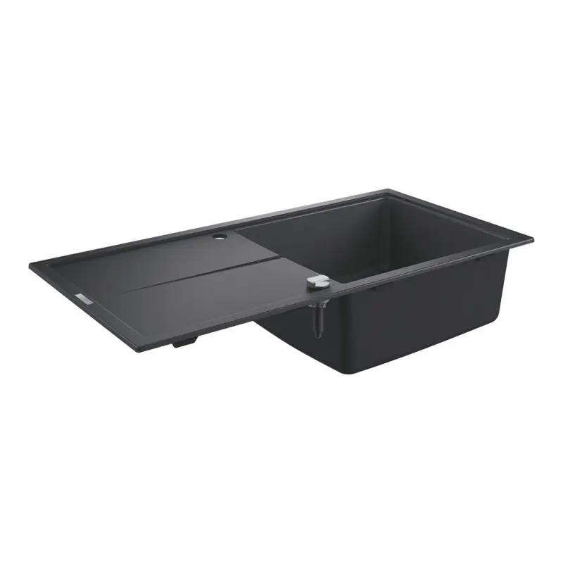 Grohe Lavello una vasca con gocciolatoio reversibile 31641AP0 finitura granite black da 100x50 cm Scelto Dai Clienti