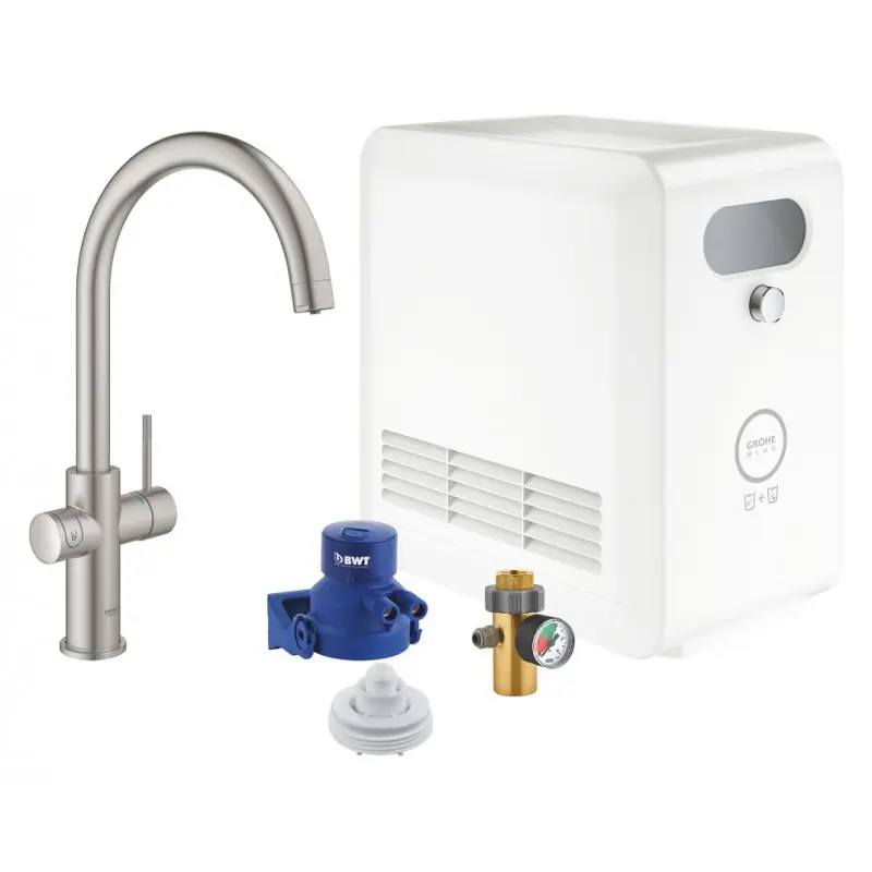 Offerta Speciale Grohe Miscelatore Blue Professional monocomando 31323DC2 finitura super steeel