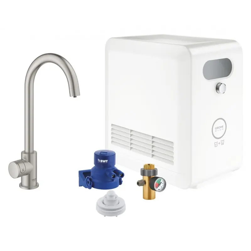 PRONTA CONSEGNA - Grohe Miscelatore Blue Professional monocomando 31302DC2 finitura super steeel Prezzo Conveniente