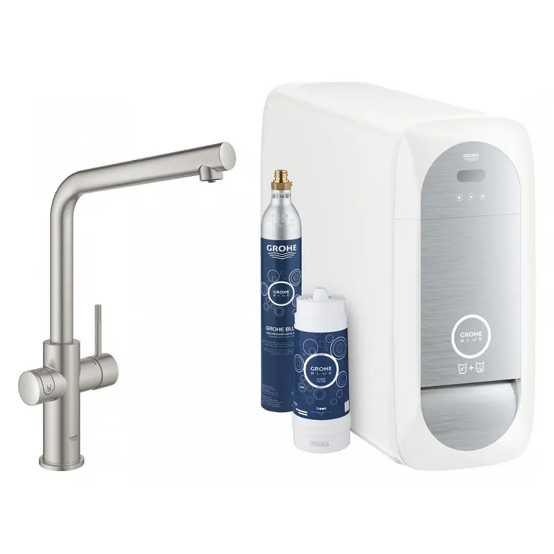 Grohe Miscelatore Blue Home monocomando 31454DC1 finitura super steeel Nuovo Arrivo