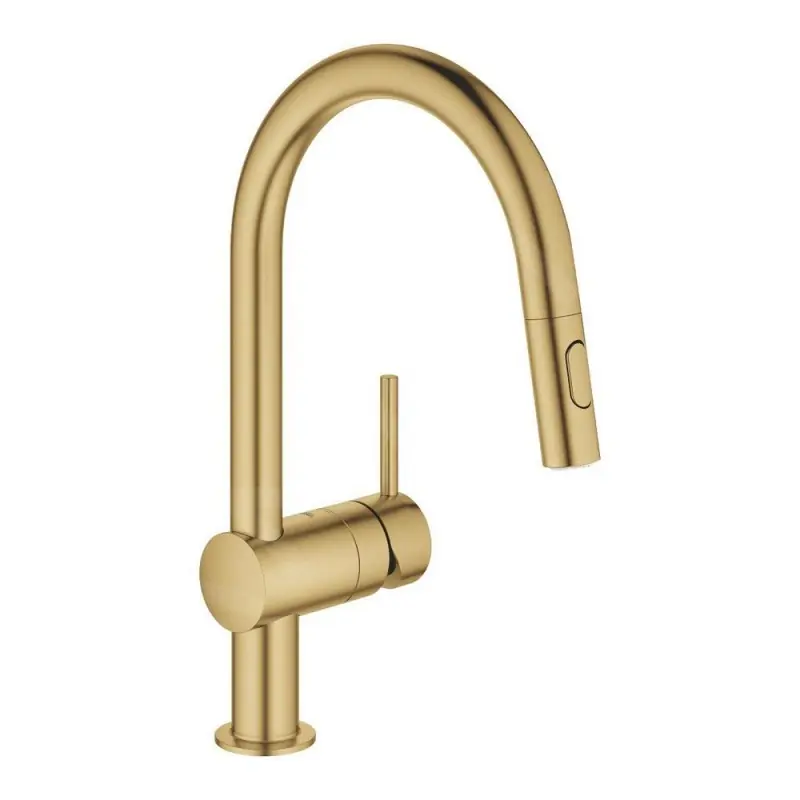 A Buon Prezzo Grohe Miscelatore monocomando Minta 32321GN2 finitura oro spazzolaro