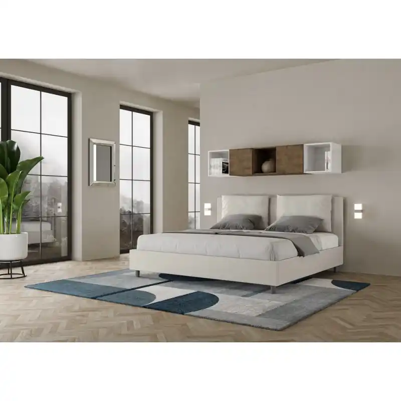Ityhome Letto king size Antea in similpelle da 180 cm Prezzo Basso