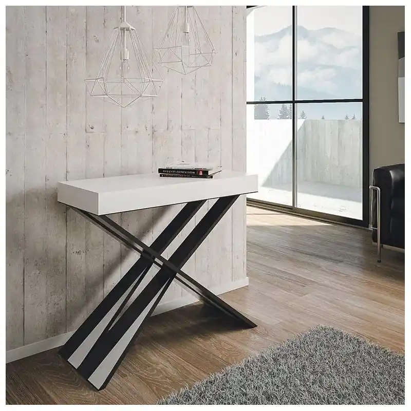 Itamoby Consolle allungabile Diago in nobilitato e talaio in ferro da 90x40(300) cm Miglior Prezzo