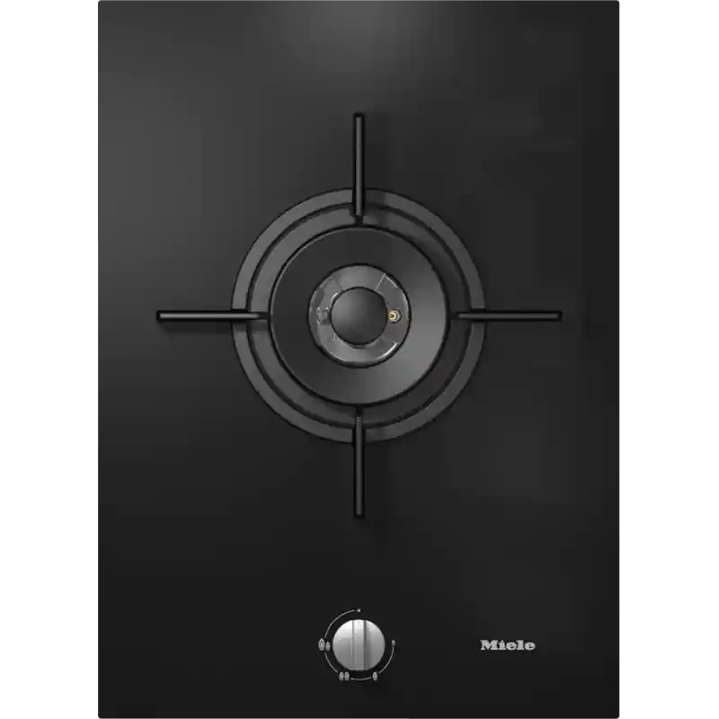 Popolare Miele Piano cottura domino a gas CS 7101-1 FL in vetroceramica nero da 40 cm