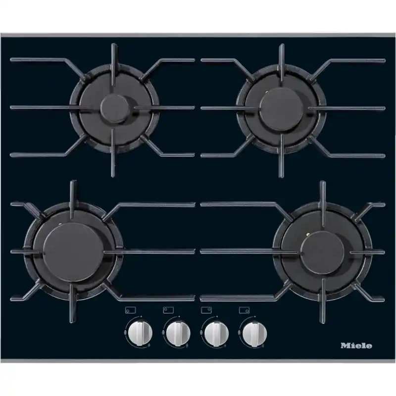 Direttamente Dal Produttore PRONTA CONSEGNA - Miele Piano cottura a gas KM 3010 G finitura vetro nero da 60 cm