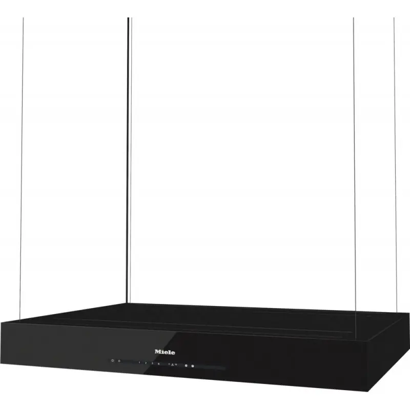 Economico Miele Cappa a isola aspirante DA 6708 D Aura Edition 6000 finitura nero da 100 cm