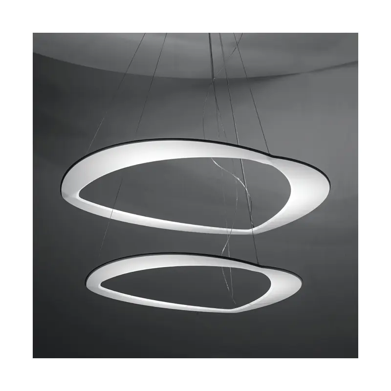 Spedito Oggi Minitallux Lampada a sospensione decentrata a LED Diadema 2.90D in diverse finiture by Icone Luce