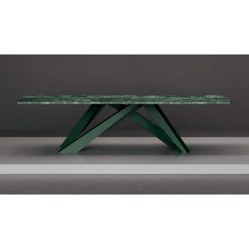 Bonaldo Tavolo fisso Big Table con struttura in metallo e piano in marmo da 200x100 cm - 10th Anniversary Special Edition Più Venduto