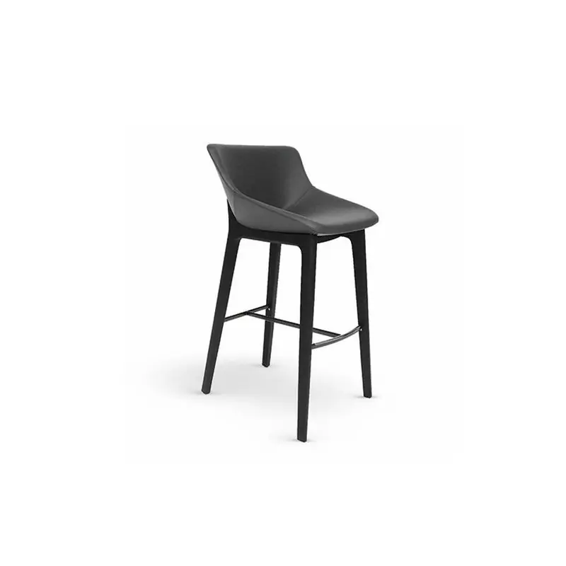 Saldi Bonaldo Sgabello Artika Wood Too H 67 con gambe in legno e seduta a scelta