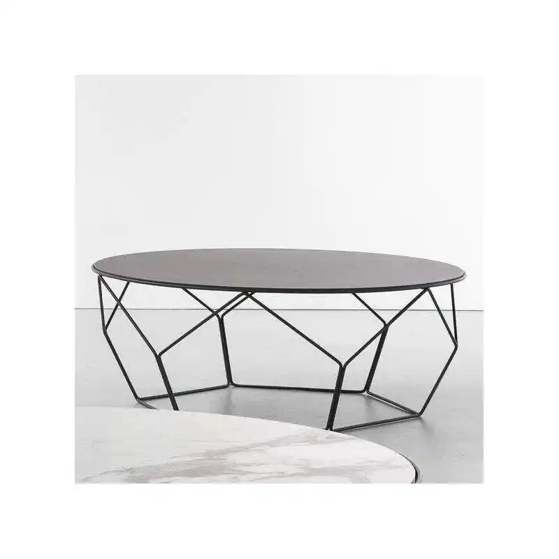 Bonaldo Tavolino Arbor con struttura in metallo e piano a scelta da Ø97 cm e h. 37 cm Promo Stagionale