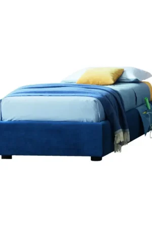 A Buon Prezzo Samoa Letto singolo SOMMIER FILO imbottito con o senza contenitore da 92x192/202 cm