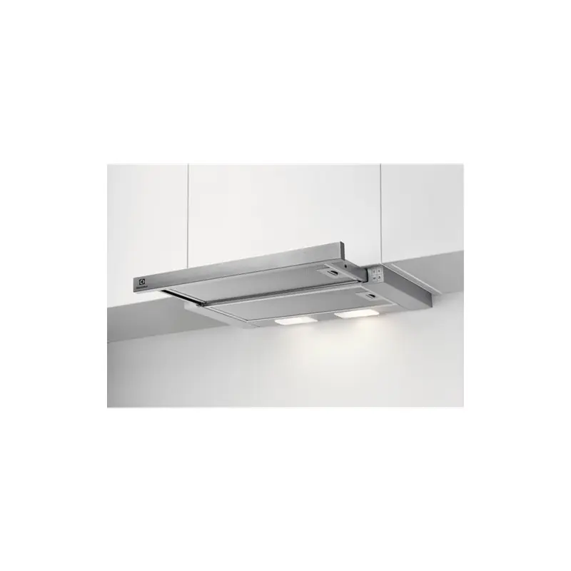 Sconto PRONTA CONSEGNA - Electrolux Cappa pull-out con frontalino estraibile LFP326S finitura inox da 60 cm