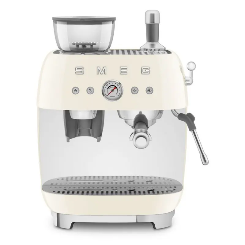 Occasione Smeg Macchina da caffè espresso manuale con macinacaffè EGF03CREU finitura panna