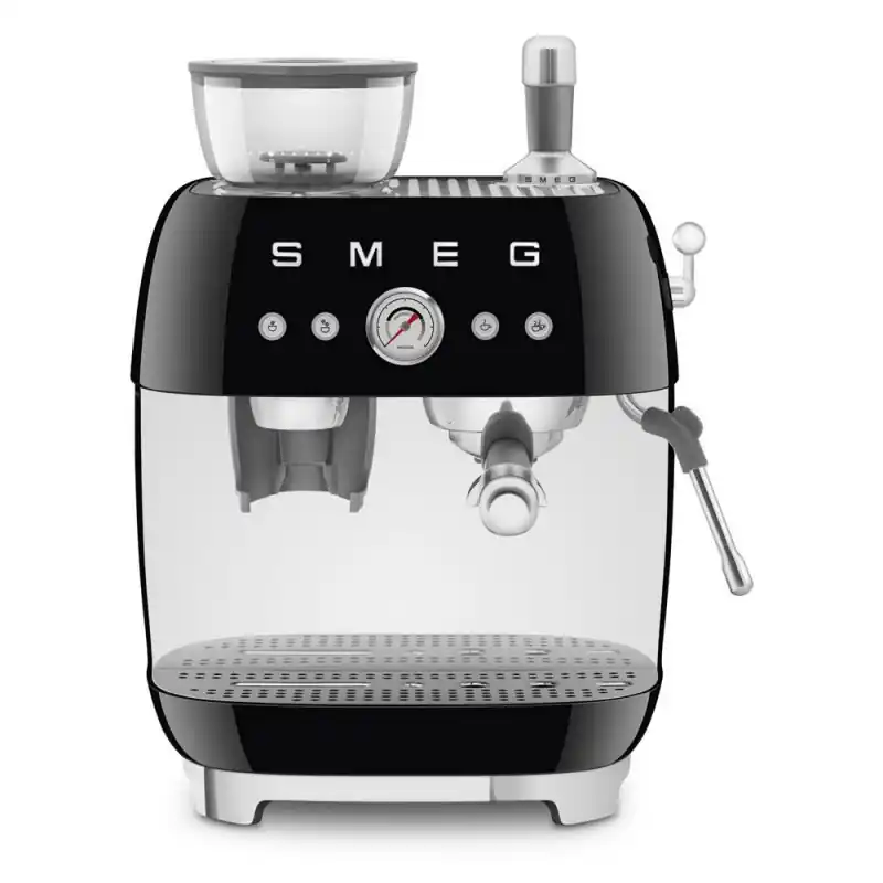 Direttamente Dal Produttore PRONTA CONSEGNA - Smeg Macchina da caffè espresso manuale con macinacaffè EGF03BLEU finitura nero
