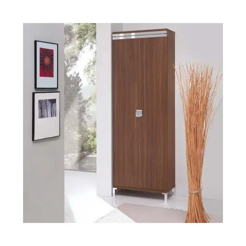 PRONTA CONSEGNA - Maconi Scarpiera ad una anta scorrevole Evolution Wood 840 finitura rovere moro da 26 paia Quantità Limitata