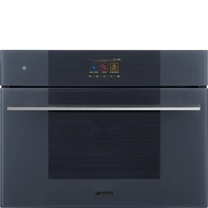 Smeg S Forno compatto combinato vapore Galileo Steam100 Pro SO4104S4PG finitura Neptune Grey da 60 cm Di Tendenza