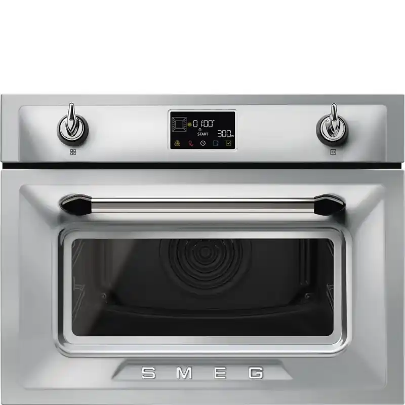 Smeg S Forno compatto combinato microonde Galileo SO4902M1X finitura inox da 60 cm Vendita Finale