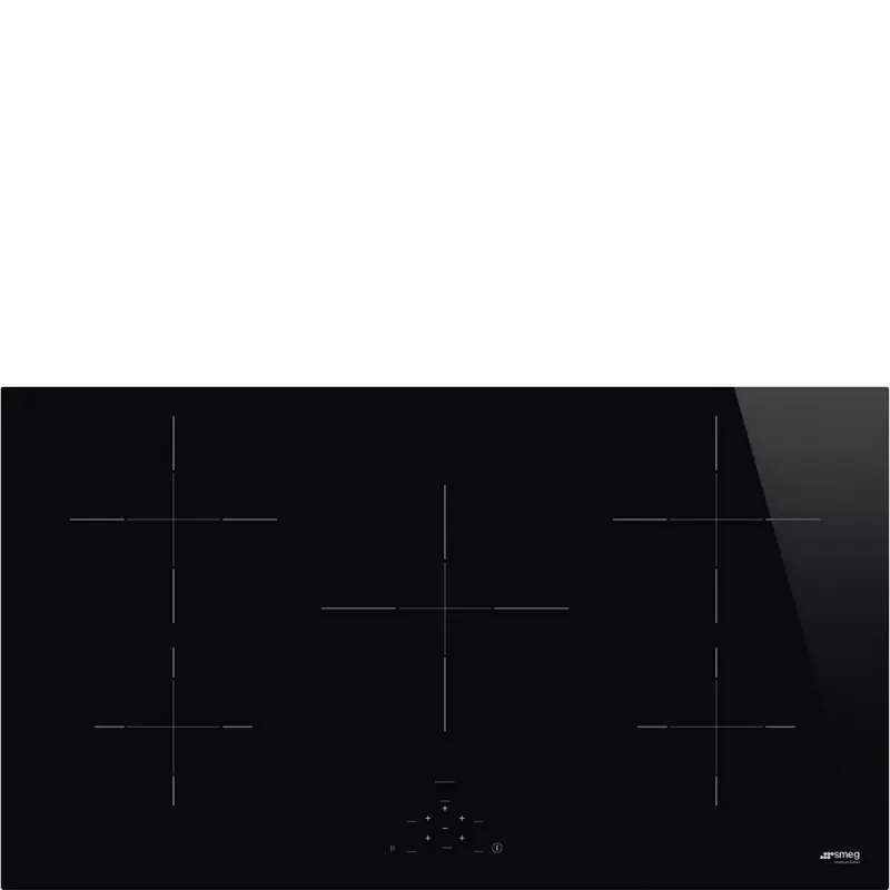 PRONTA CONSEGNA - Smeg Piano cottura a induzione SI2951D in vetroceramica nero da 90 cm Professionale