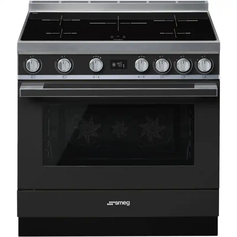 Smeg S Cucina CPF9IPAN con forno pirolitico termoventilato e piano cottura induzione finitura antracite da 90x60 cm Super Prezzo