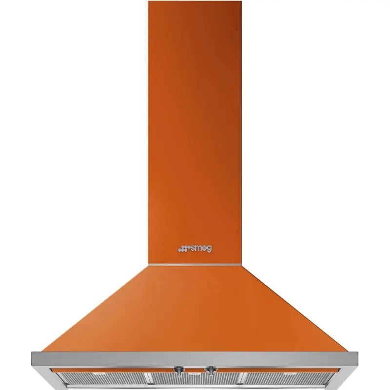 Occasione Imperdibile Smeg S Cappa aspirante a parete KPF9OR finitura arancione da 90 cm