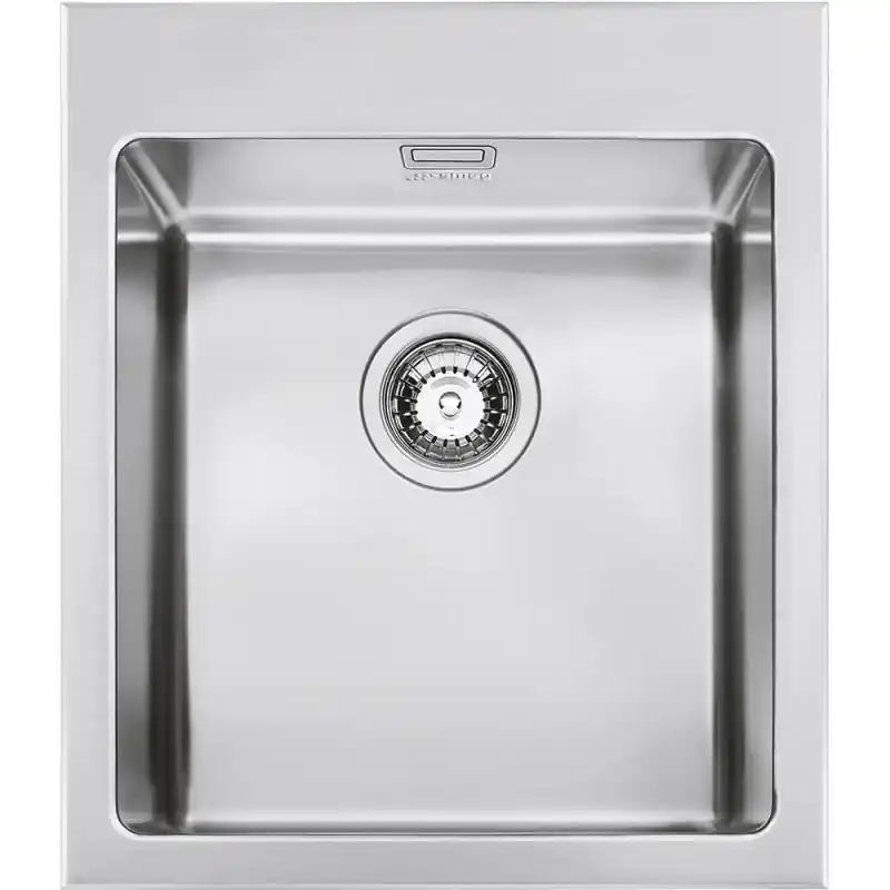 Miglior Prezzo Smeg S Lavello una vasca VQR40RS finitura acciaio inox da 40.7x50 cm - Sopratop