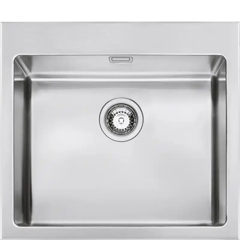 Compra Oggi Stesso Smeg S Lavello una vasca VQR50RS finitura acciaio inox da 56.7x50 cm - Sopratop