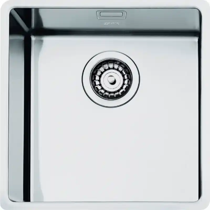 Smeg S Lavello una vasca VFU40SFR finitura acciaio inox da 44x44 cm - Filotop/Flat/Sottotop Promozione