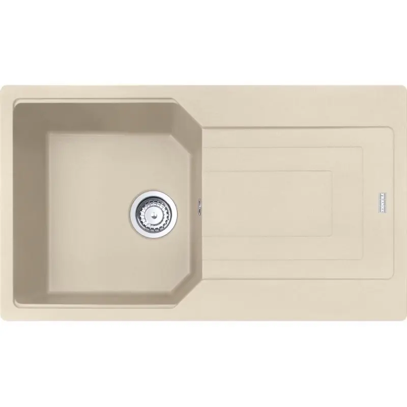 Offerta Limitata PRONTA CONSEGNA - Franke Lavello una vasca con gocciolatoio Urban Incasso UBG 611-86 114.0686.755 finitura fragranite avena da 86x50 cm