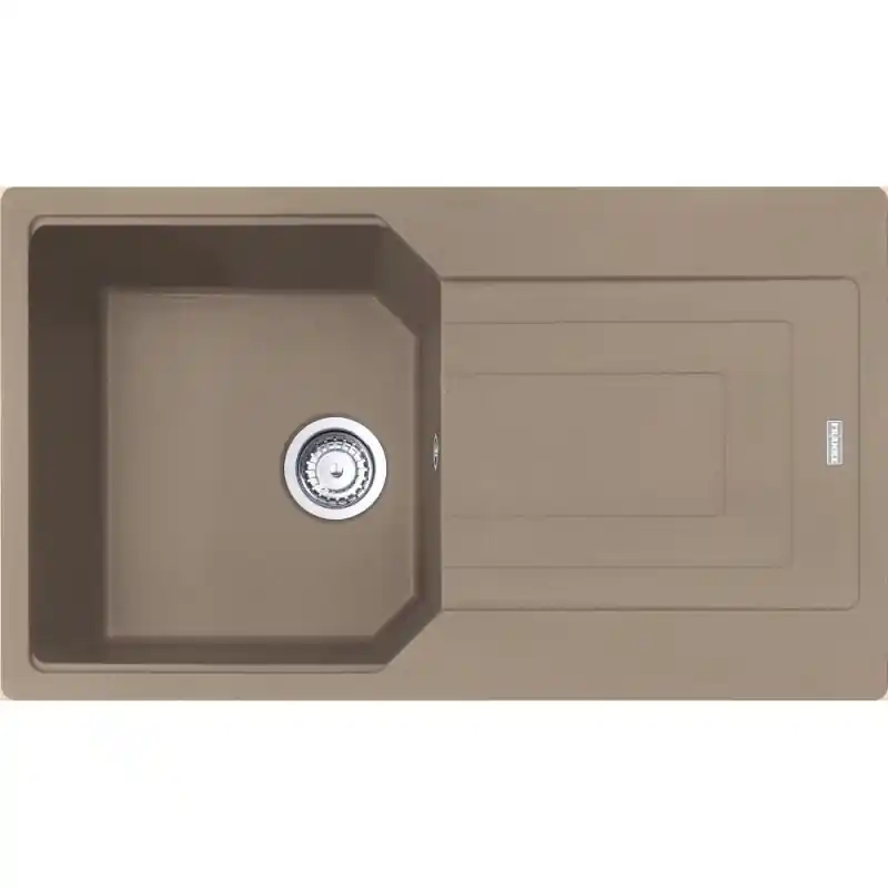 Compra Oggi Stesso Franke Lavello una vasca con gocciolatoio Urban Incasso UBG 611-86 114.0686.757 finitura fragranite oyster da 86x50 cm