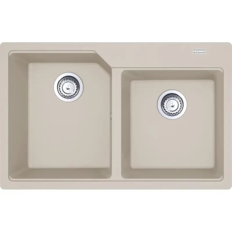 PRONTA CONSEGNA - Franke Lavello due vasche Urban Incasso UBG 620-78 114.0686.762 finitura fragranite sahara da 78x50 cm Spedizione Espresso