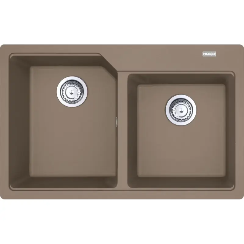 PRONTA CONSEGNA - Franke Lavello due vasche Urban Incasso UBG 620-78 114.0686.765 finitura fragranite oyster da 78x50 cm Spedizione Espresso