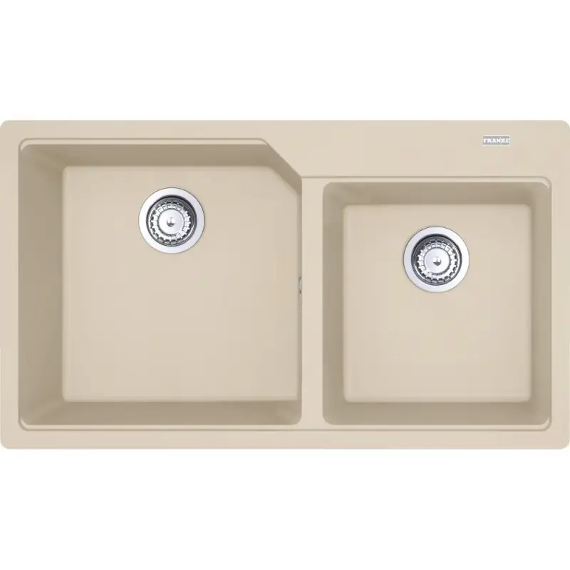 PRONTA CONSEGNA - Franke Lavello due vasche Urban Incasso UBG 620-86 114.0686.770 finitura fragranite avena da 86x50 cm Esclusivo