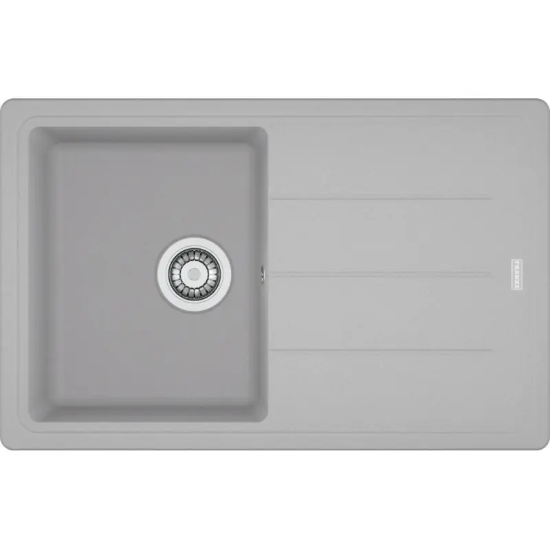 Franke Lavello una vasca con gocciolatoio Boston Incasso BGF 611-78 114.0275.951 finitura fragranite alluminio da 78x50 cm Promozione Esclusiva