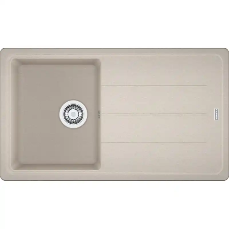Offerta PRONTA CONSEGNA - Franke Lavello una vasca con gocciolatoio Boston Incasso BFG 611-86 114.0370.150 finitura fragranite sahara da 86x50 cm