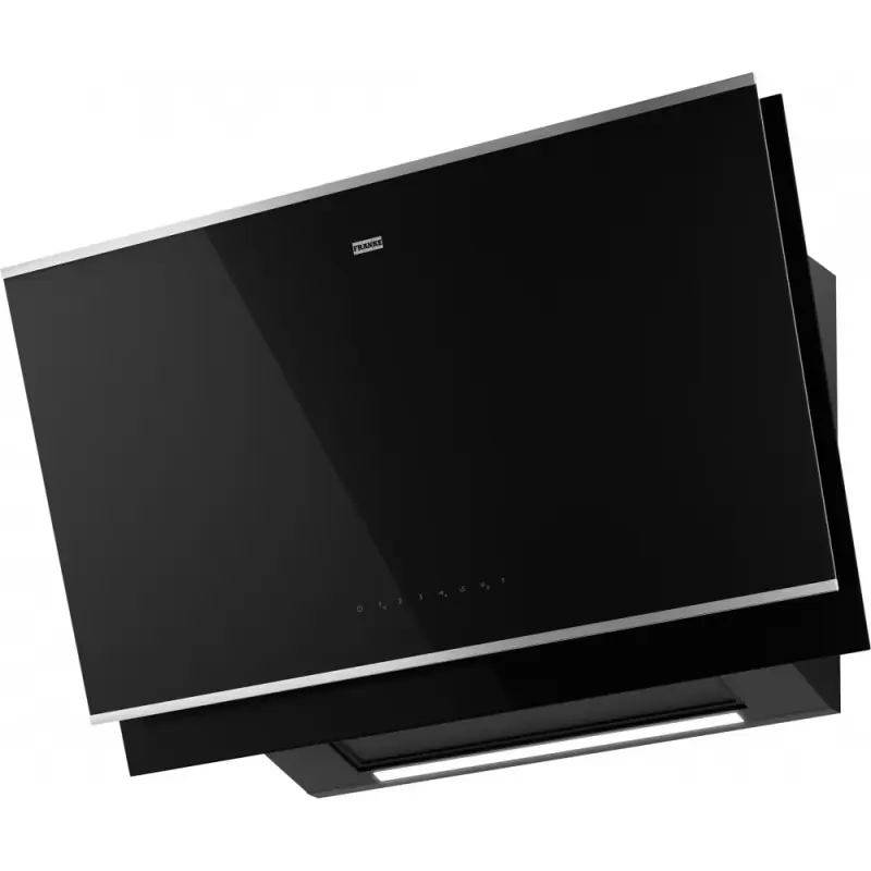 Offerta Del Giorno Franke Cappa a parete Mythos Pro FMY PRO 907 FM BK/IX 330.0682.352 finitura inox e vetro nero da 90 cm