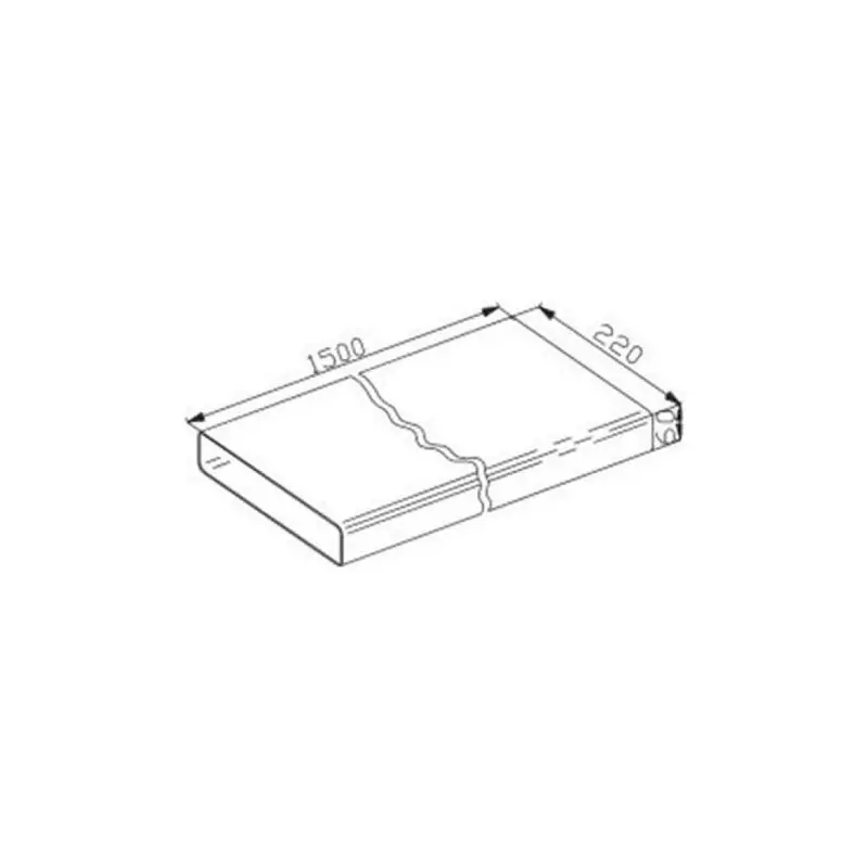 Franke Tubo rettangolare 112.0040.336 da 220x55x1500 Più Venduto